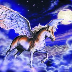 Fototapet Pegasus häst MIDAL