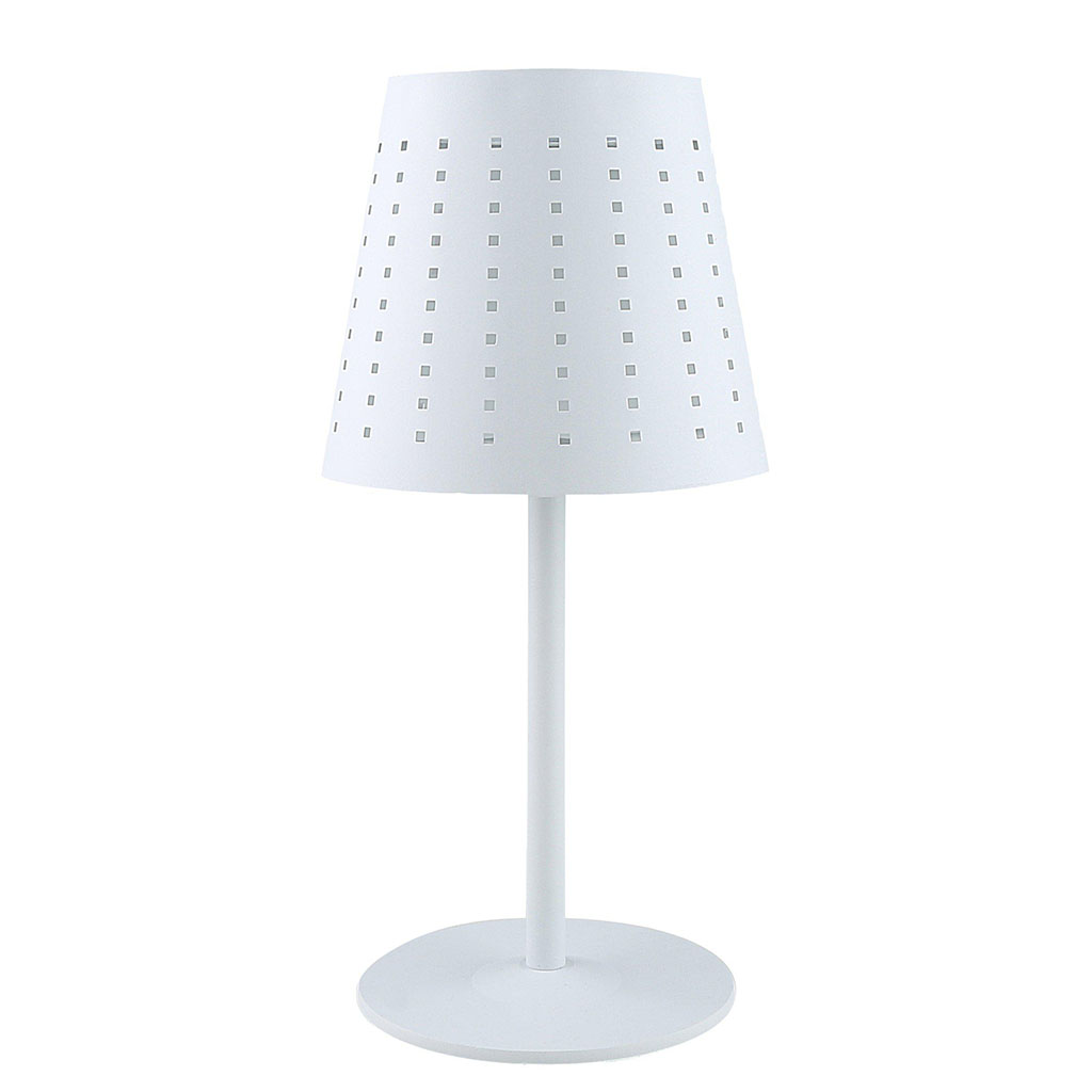 Alvar Utomhuslampa Solcell/USB Vit MIDAL