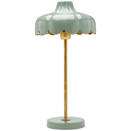 Wells Bordslampa Grön/guld 50 cm