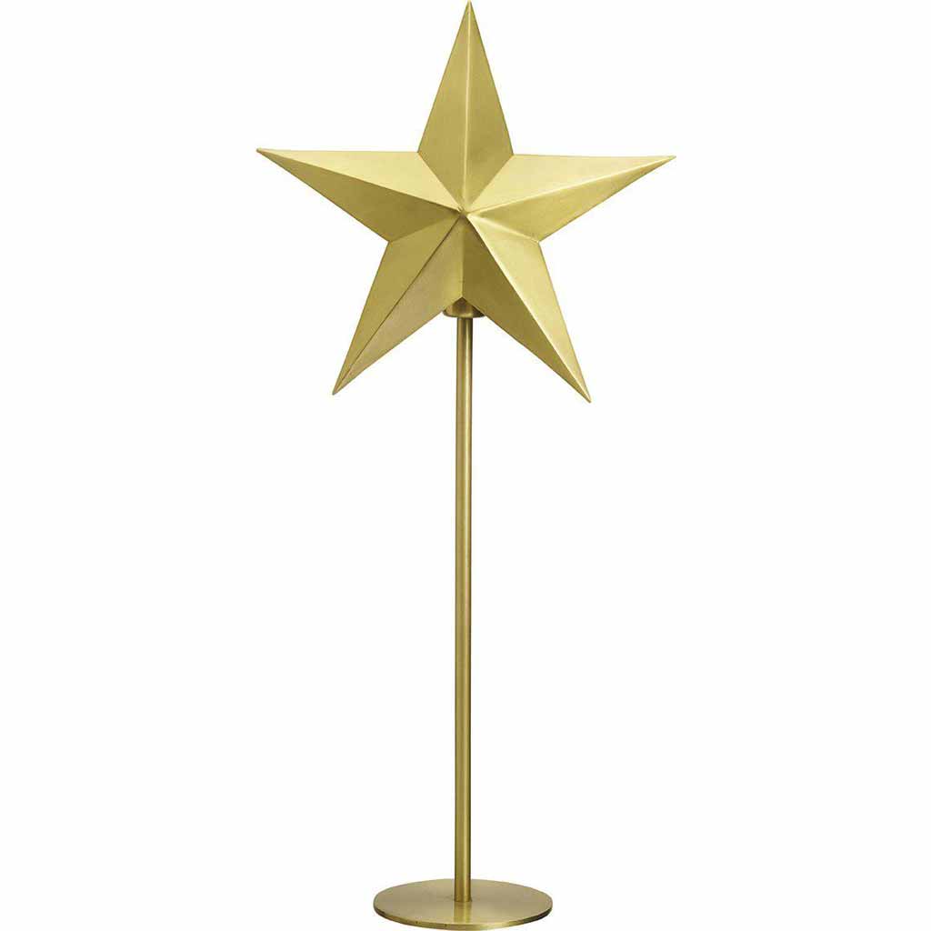 Nordic Star on base Pale gold 76 cm MIDAL
