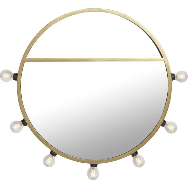 Bea Spegellampa Svart/guld 60 cm MIDAL