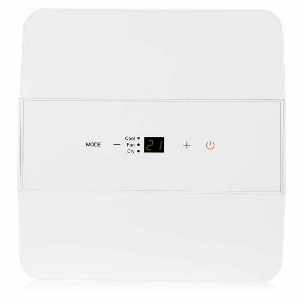 Nordic Home Portabel AC med 3 lägen, A+, 660W, vit MIDAL