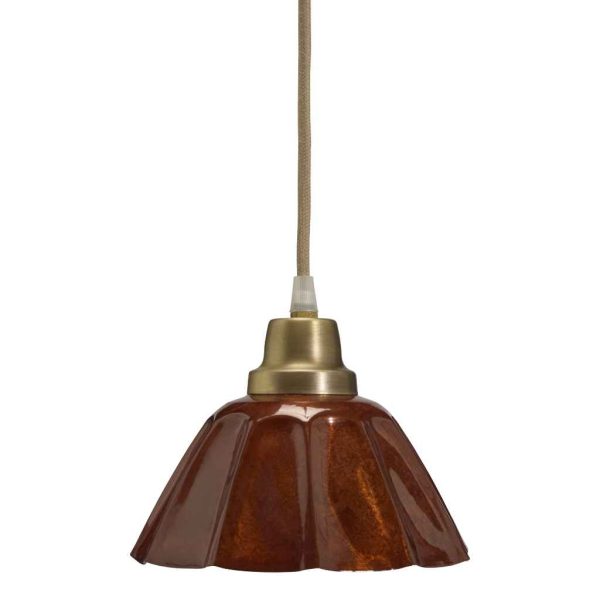 Fönsterlampa Ester Terracotta 17 cm MIDAL