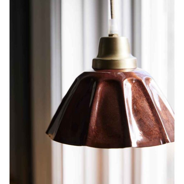 Fönsterlampa Ester Terracotta 17 cm MIDAL