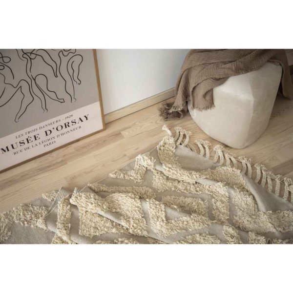 Hilma Rektangulära Matta Beige 80x250 cm MIDAL