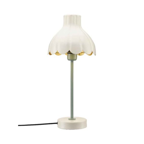 Wera Bordslampa Offwhite/grön 47 cm MIDAL