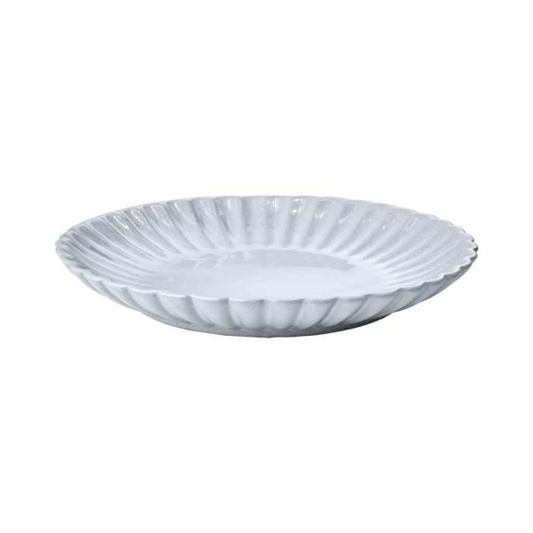Hulda Tallrik Elfenben 4-pack Ø19 cm MIDAL