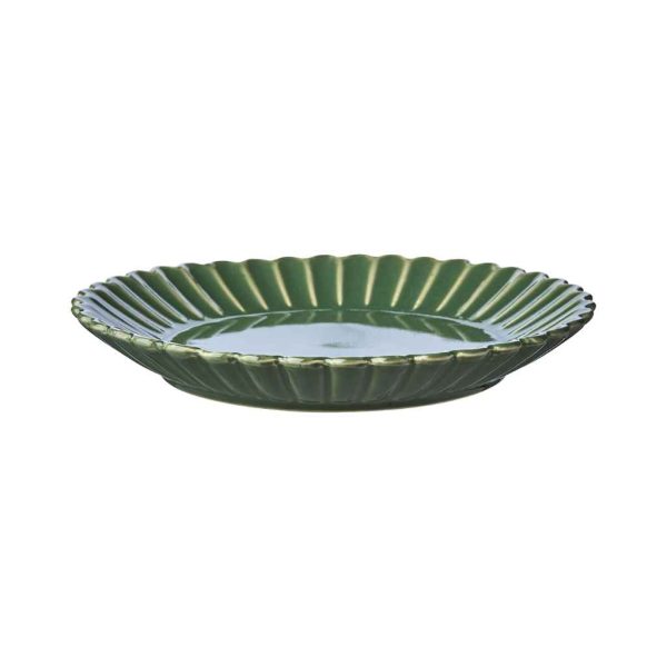 Hulda Tallrik Grön 4-pack Ø19 cm MIDAL