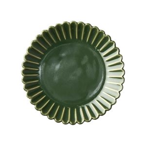 Hulda Tallrik Grön 4-pack Ø19 cm MIDAL