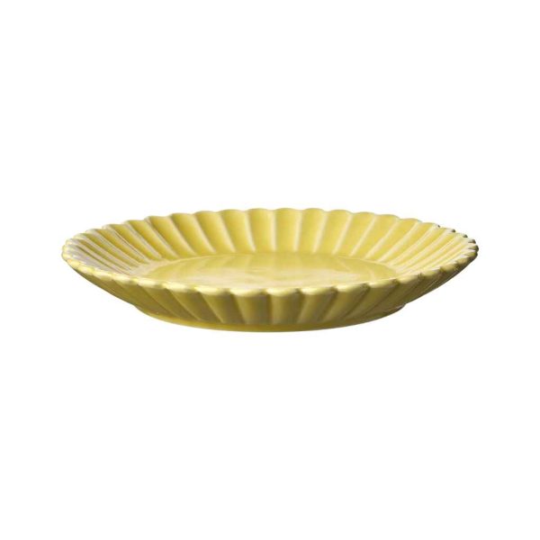Hulda Tallrik Gul 4-pack Ø19 cm MIDAL