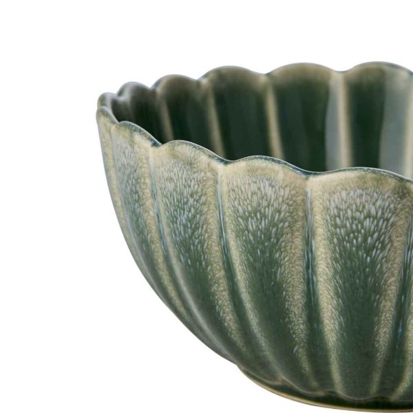 Hulda Skål Grön 4-pack Ø15 cm MIDAL