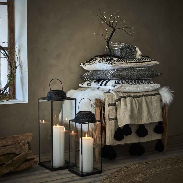 Alma Lykta M Svart 53 cm MIDAL