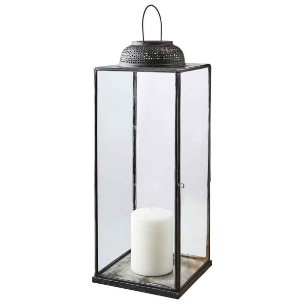 Alma Lykta L Svart 67 cm MIDAL