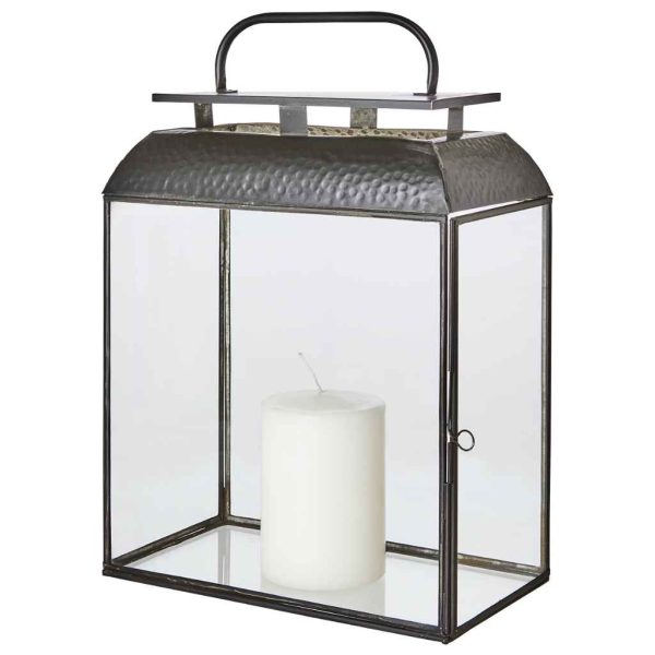 Alma Lykta L Svart 47 cm MIDAL