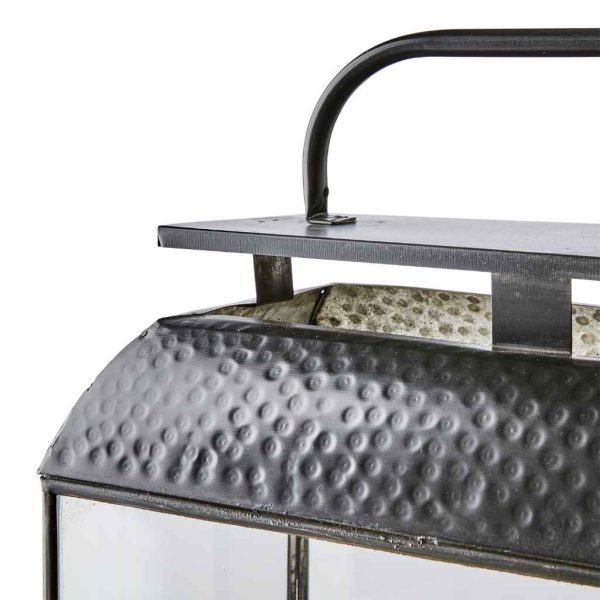 Alma Lykta L Svart 47 cm MIDAL