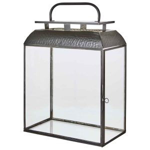 Alma Lykta L Svart 47 cm MIDAL