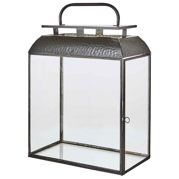 Alma Lykta L Svart 47 cm MIDAL