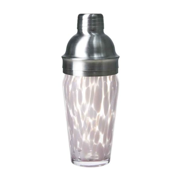 Cocktail Shaker Klar/rosa MIDAL