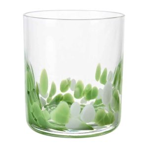 Cocktail Glas Klar/grön 4-pack MIDAL