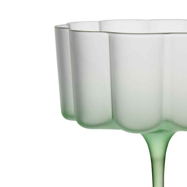 Lillie Cocktail/dessertglas Grön 4-pack MIDAL