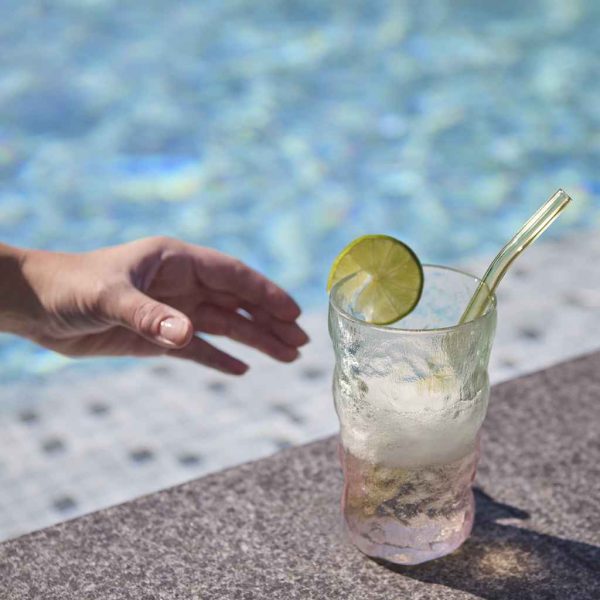 Cocktail Glas Grön/rosa 4-pack MIDAL
