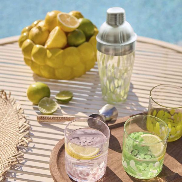 Cocktail Shaker Klar/grön MIDAL